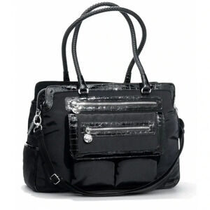 NWOT Brighton Nylon/Leather Maxwell Smart Tote